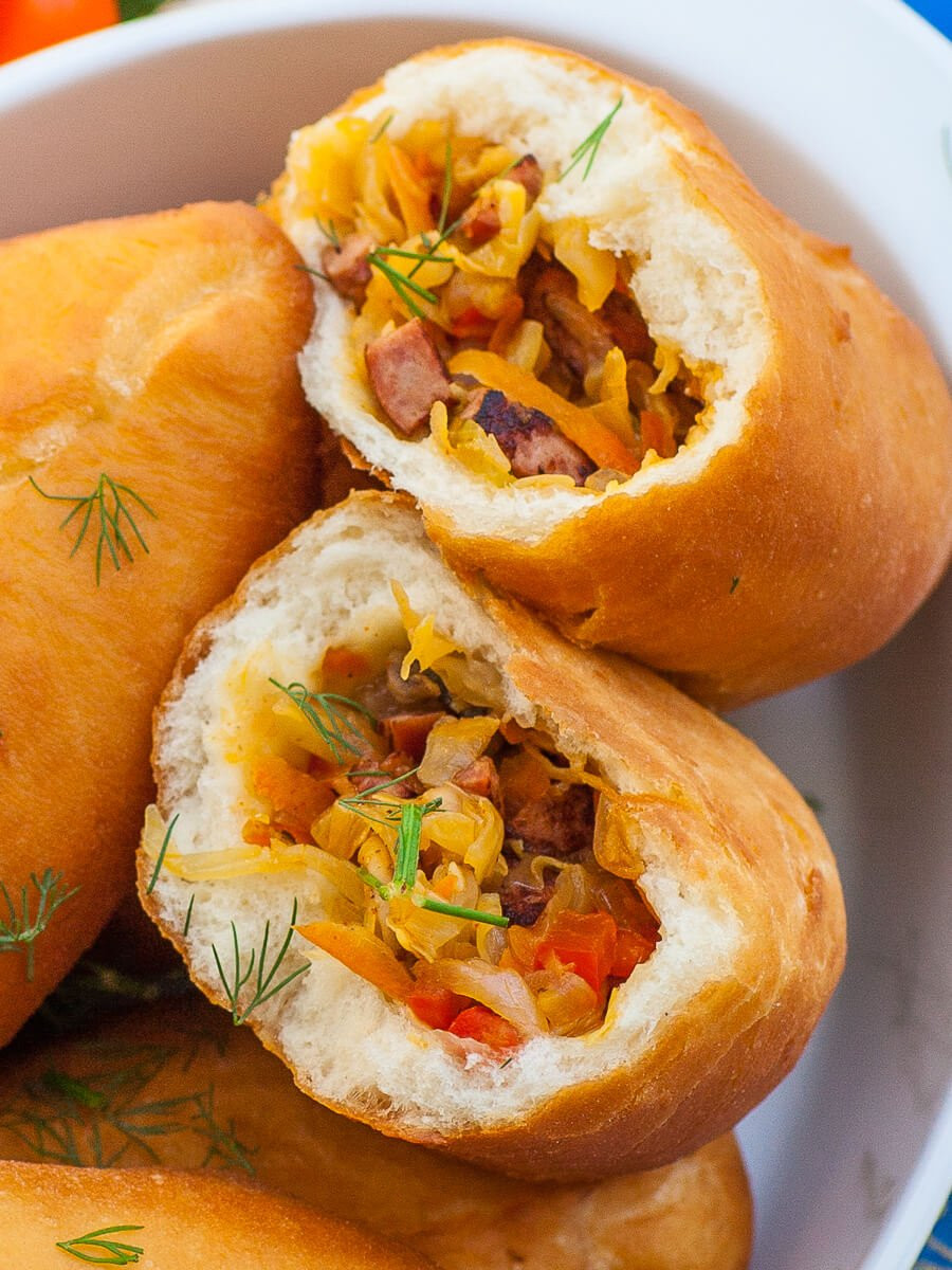 Dumpling with Lotino 90% Meat Ham / پیراشکی با ژامبون گوشت 90% لوتینو